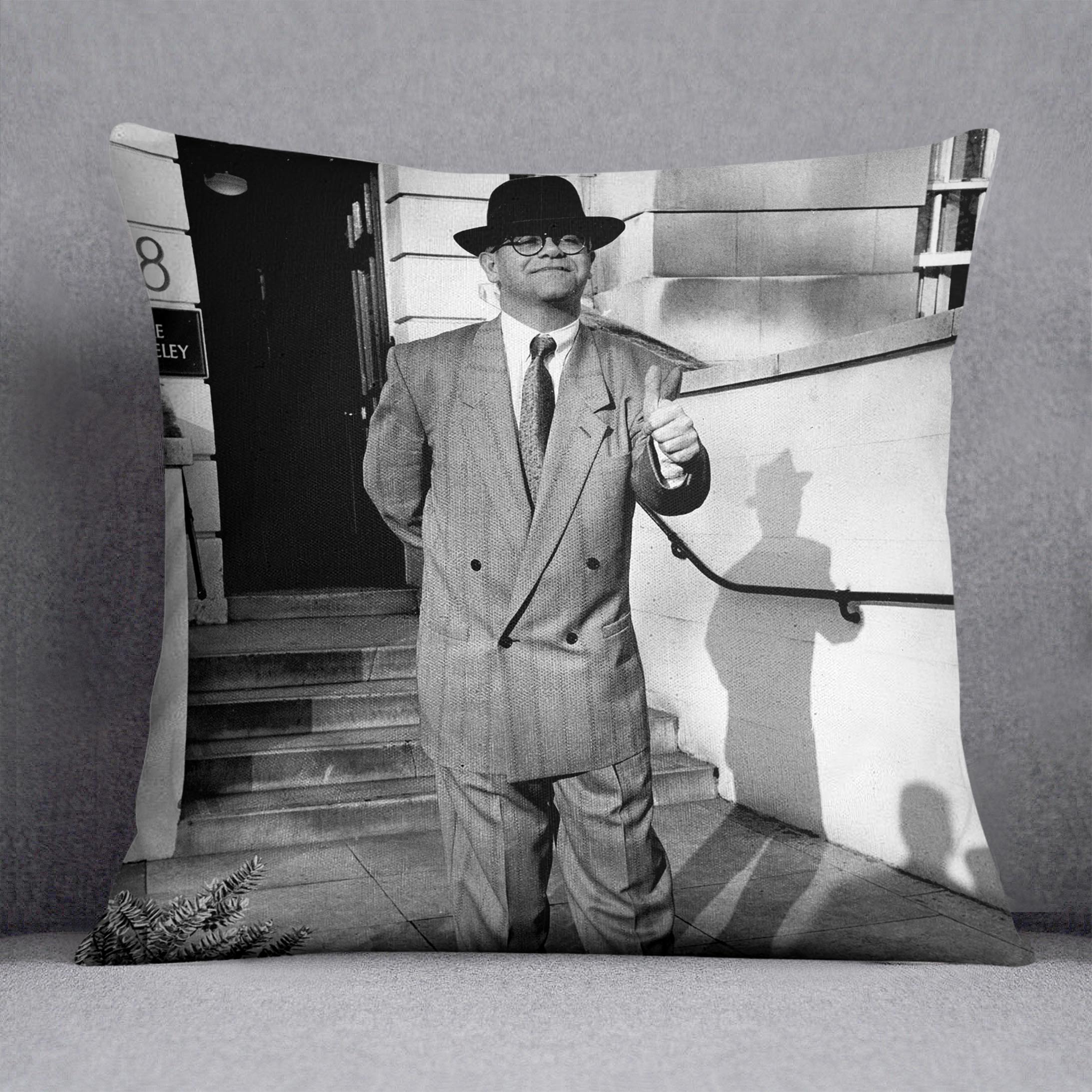 Elton in 1988 Cushion - Canvas Art Rocks - 1
