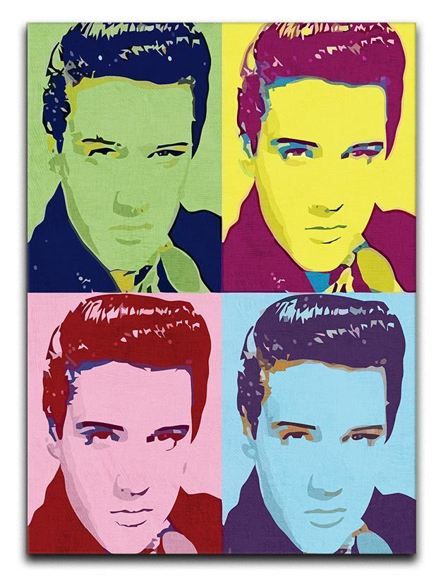 Elvis Presley Pop Art Print - Canvas Art Rocks - 1