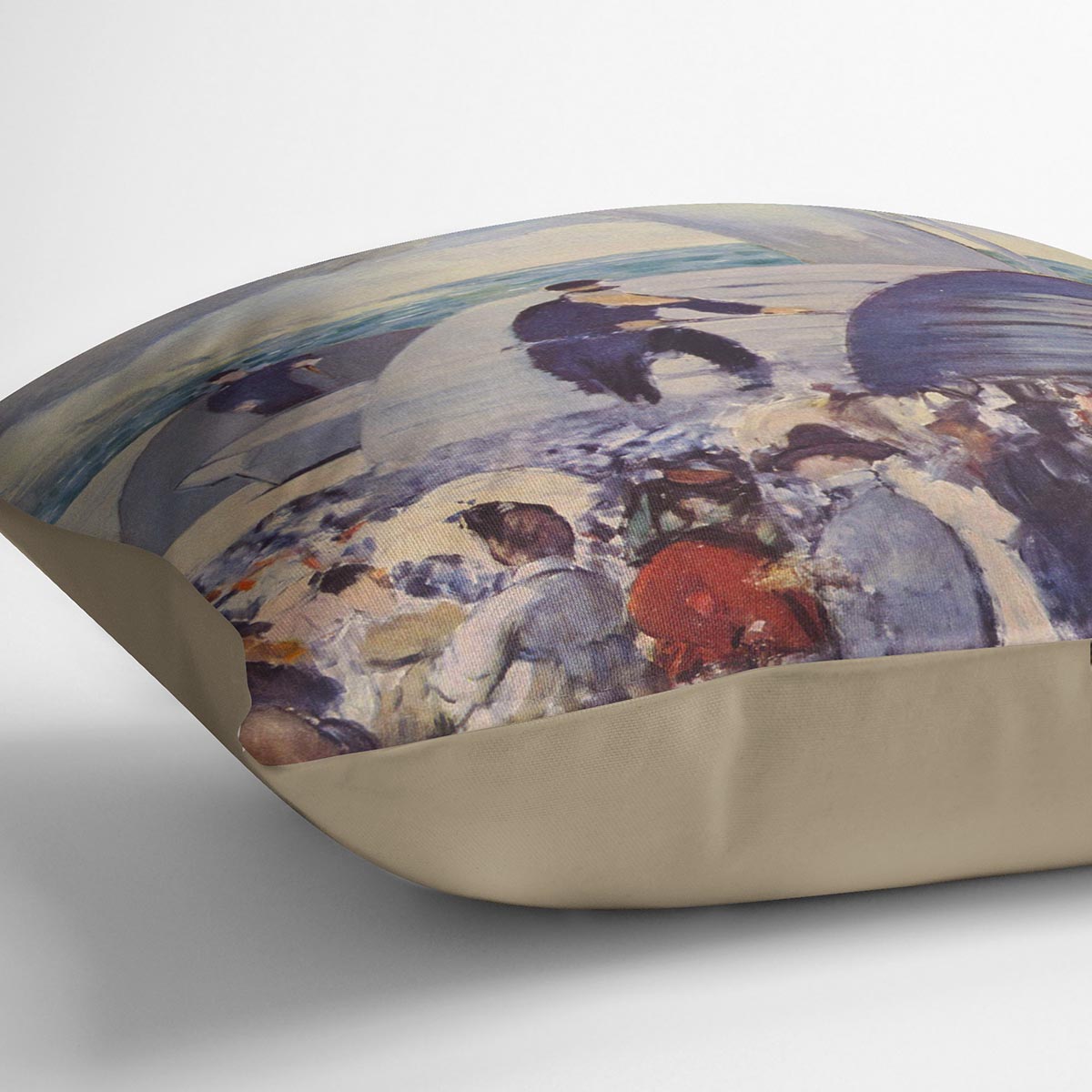 Embarkation after Folkestone by Manet Cushion