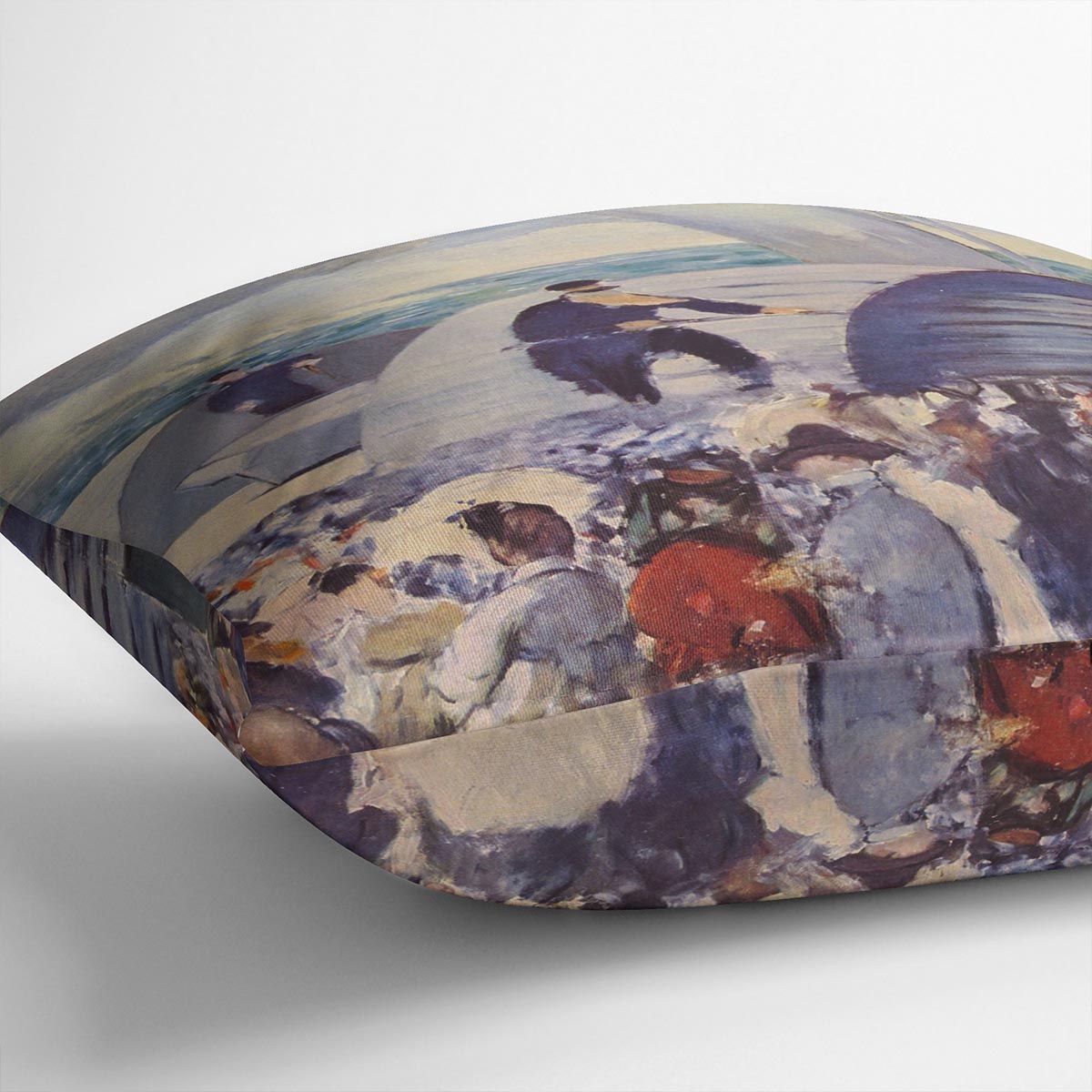 Embarkation of the Folkestone by Manet Cushion
