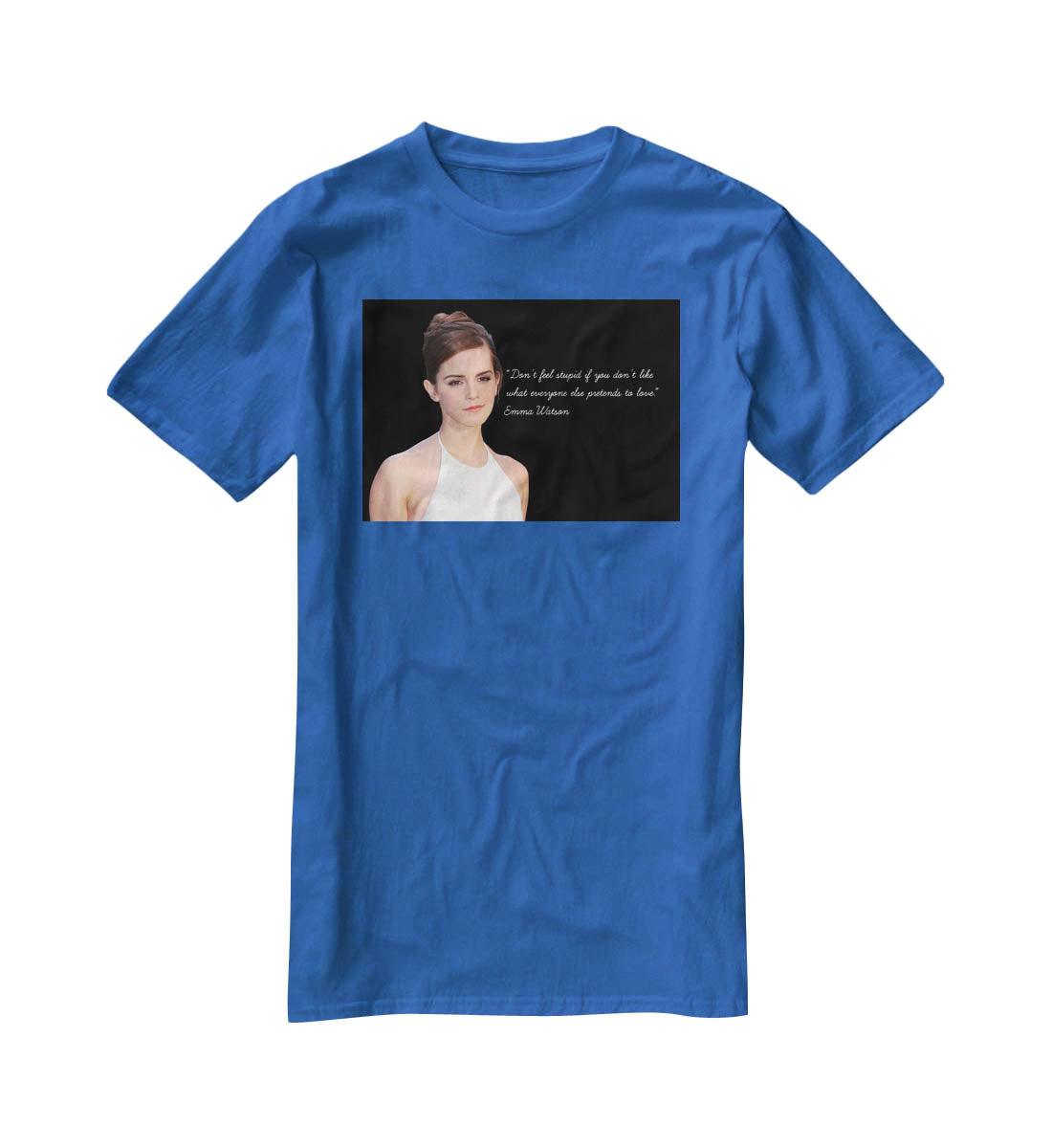 Emma Watson Dont Feel Stupid T-Shirt - Canvas Art Rocks - 2