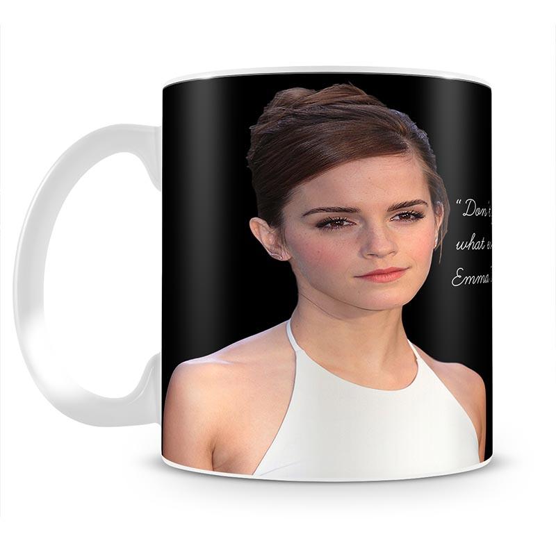 Emma Watson Dont Feel Stupid Mug - Canvas Art Rocks - 2