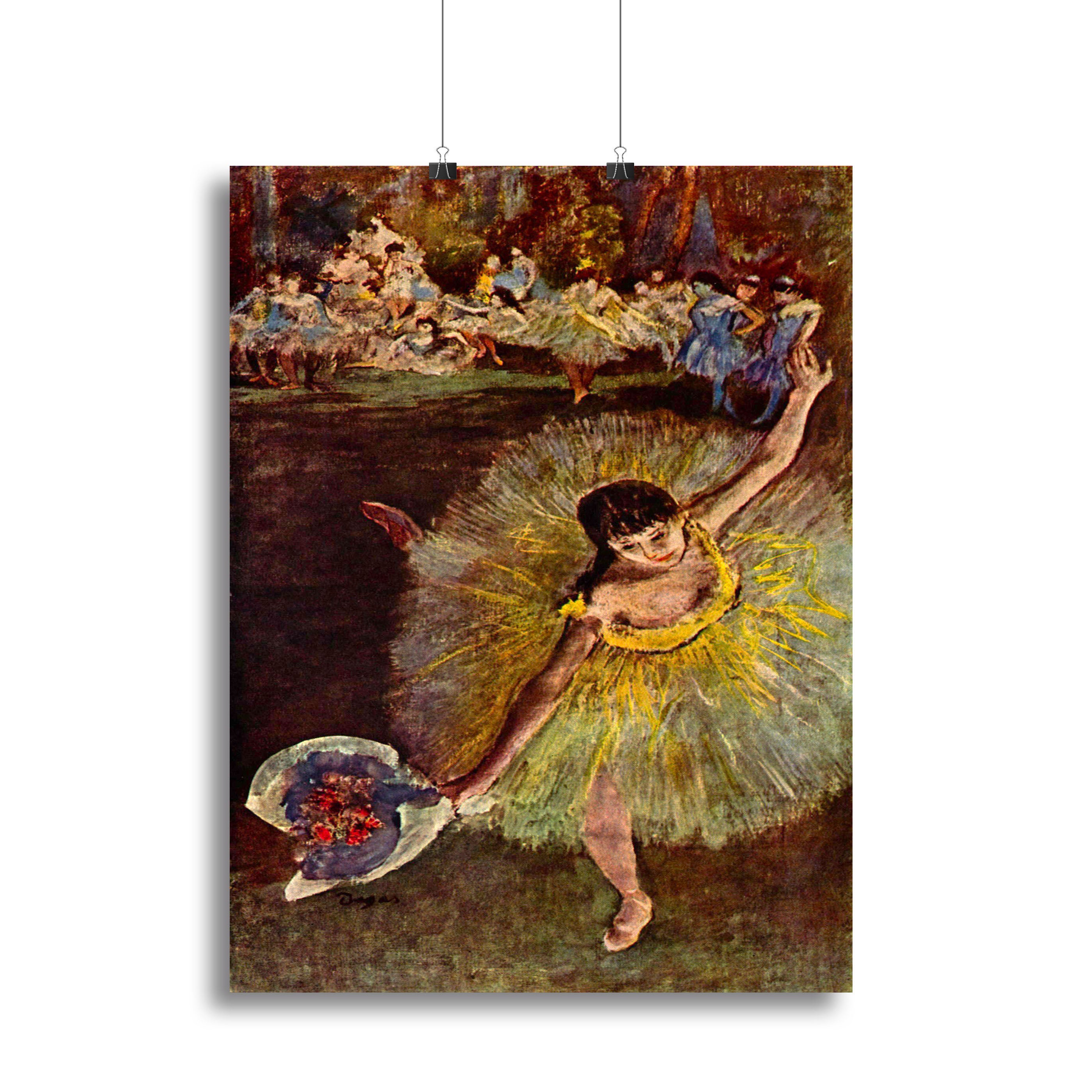 End of the arabesque by Degas Canvas Print or Poster - Canvas Art Rocks - 2