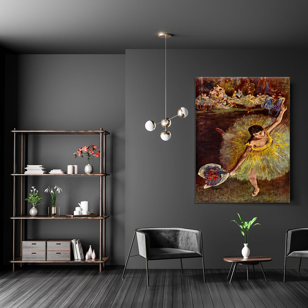 End of the arabesque by Degas Canvas Print or Poster - Canvas Art Rocks - 5