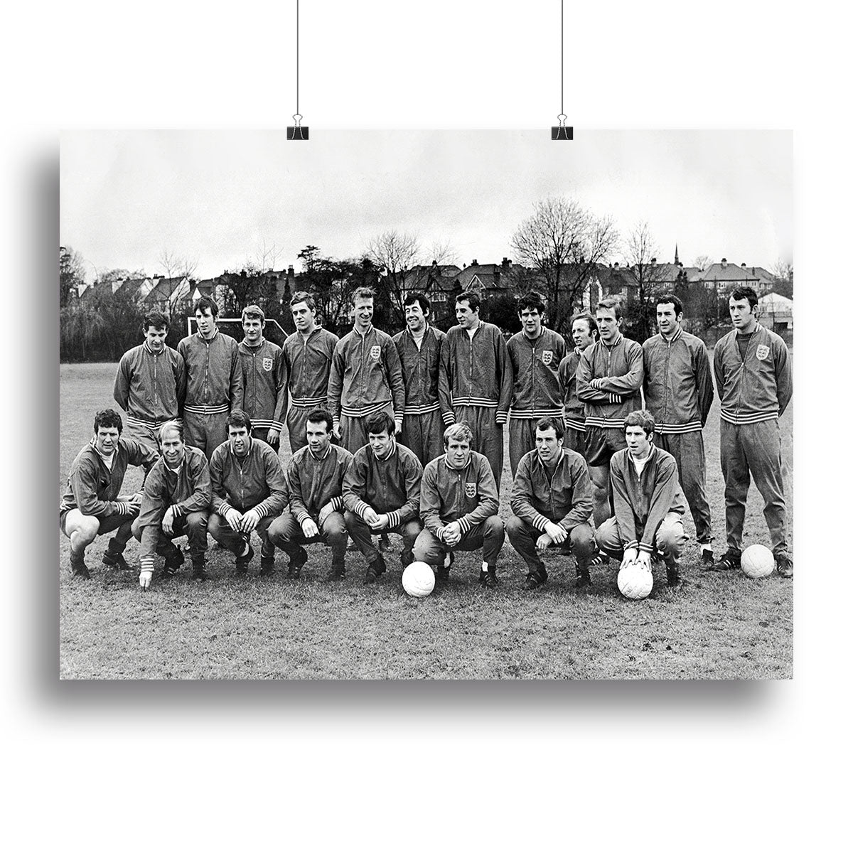 England Football Team 1969 Canvas Print or Poster - Canvas Art Rocks - 2