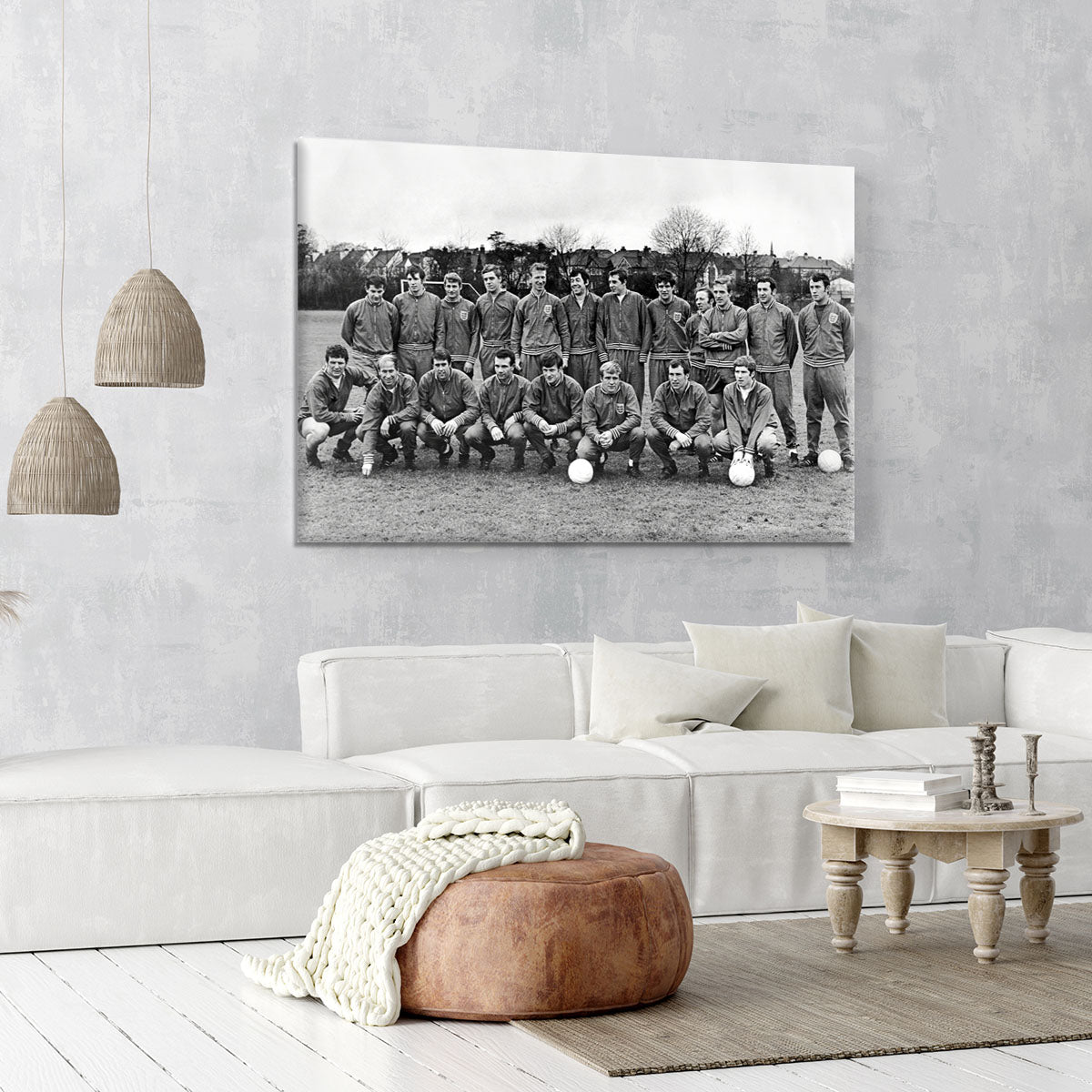 England Football Team 1969 Canvas Print or Poster - Canvas Art Rocks - 6