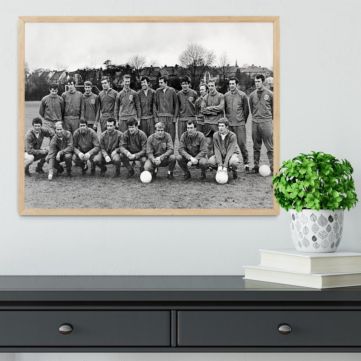 England Football Team 1969 Framed Print - Canvas Art Rocks - 4