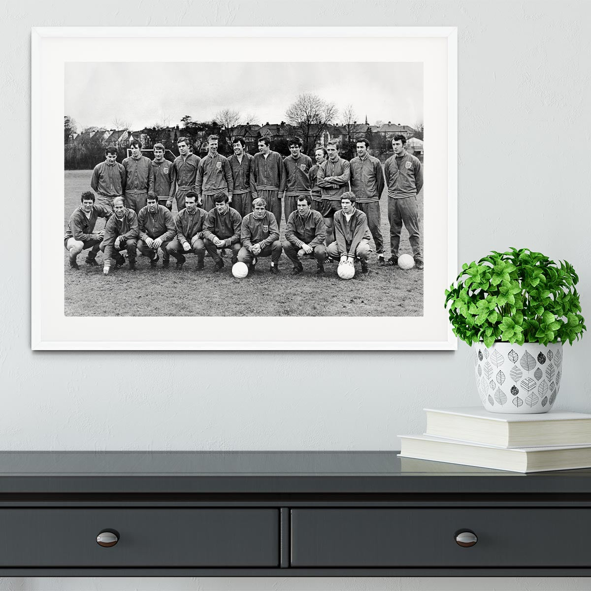 England Football Team 1969 Framed Print - Canvas Art Rocks - 5
