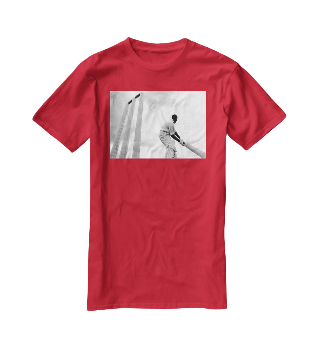 England cricketer Basil D Oliveira T-Shirt - Canvas Art Rocks - 4