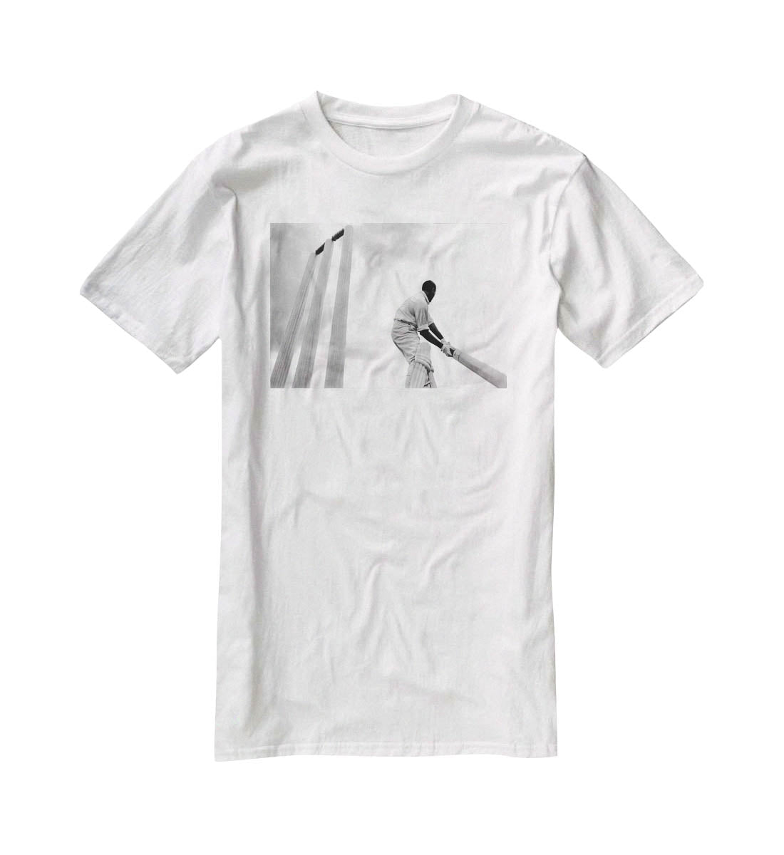 England cricketer Basil D Oliveira T-Shirt - Canvas Art Rocks - 5