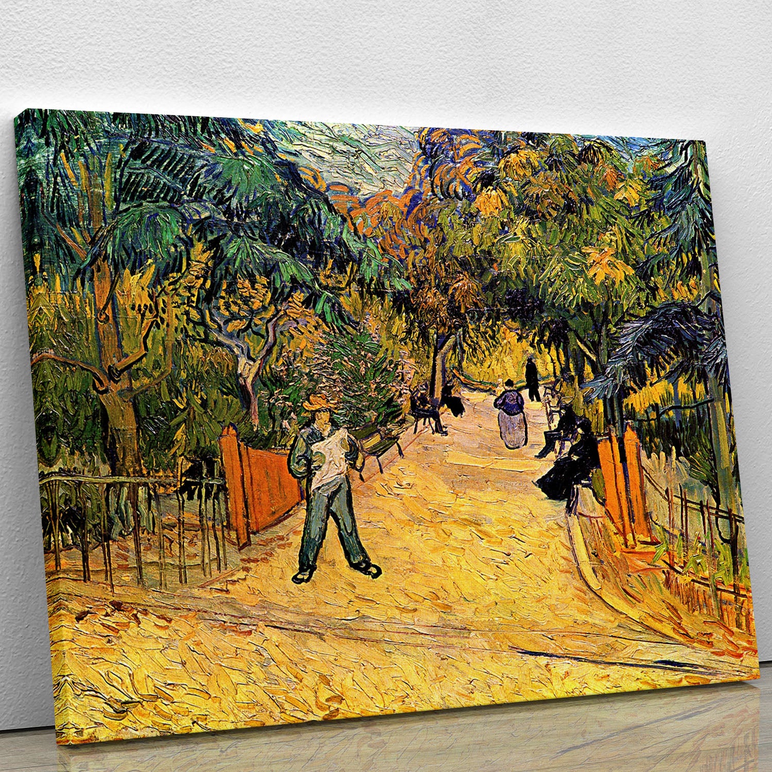 Entrance to the Public Park in Arles by Van Gogh Canvas Print or Poster - Canvas Art Rocks - 1
