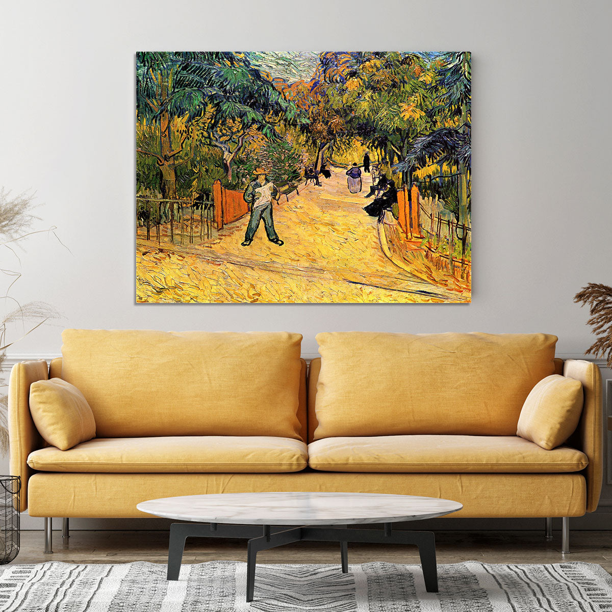 Entrance to the Public Park in Arles by Van Gogh Canvas Print or Poster - Canvas Art Rocks - 4
