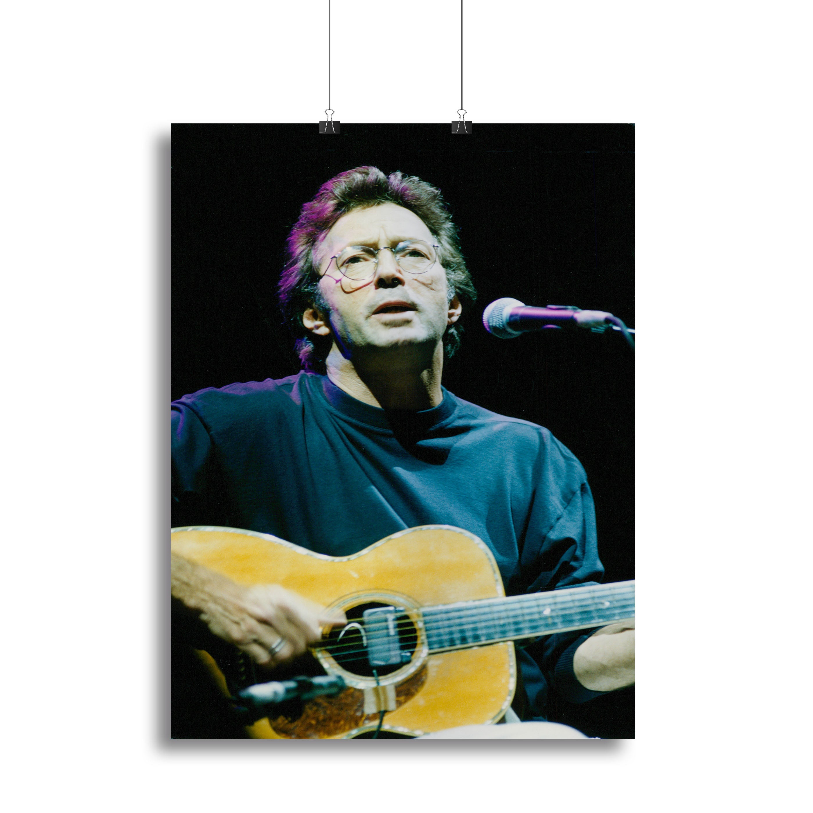 Eric Clapton live Canvas Print or Poster - Canvas Art Rocks - 2