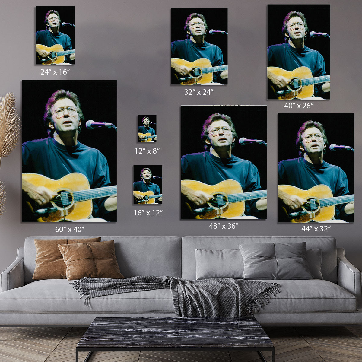 Eric Clapton live Canvas Print or Poster - Canvas Art Rocks - 7