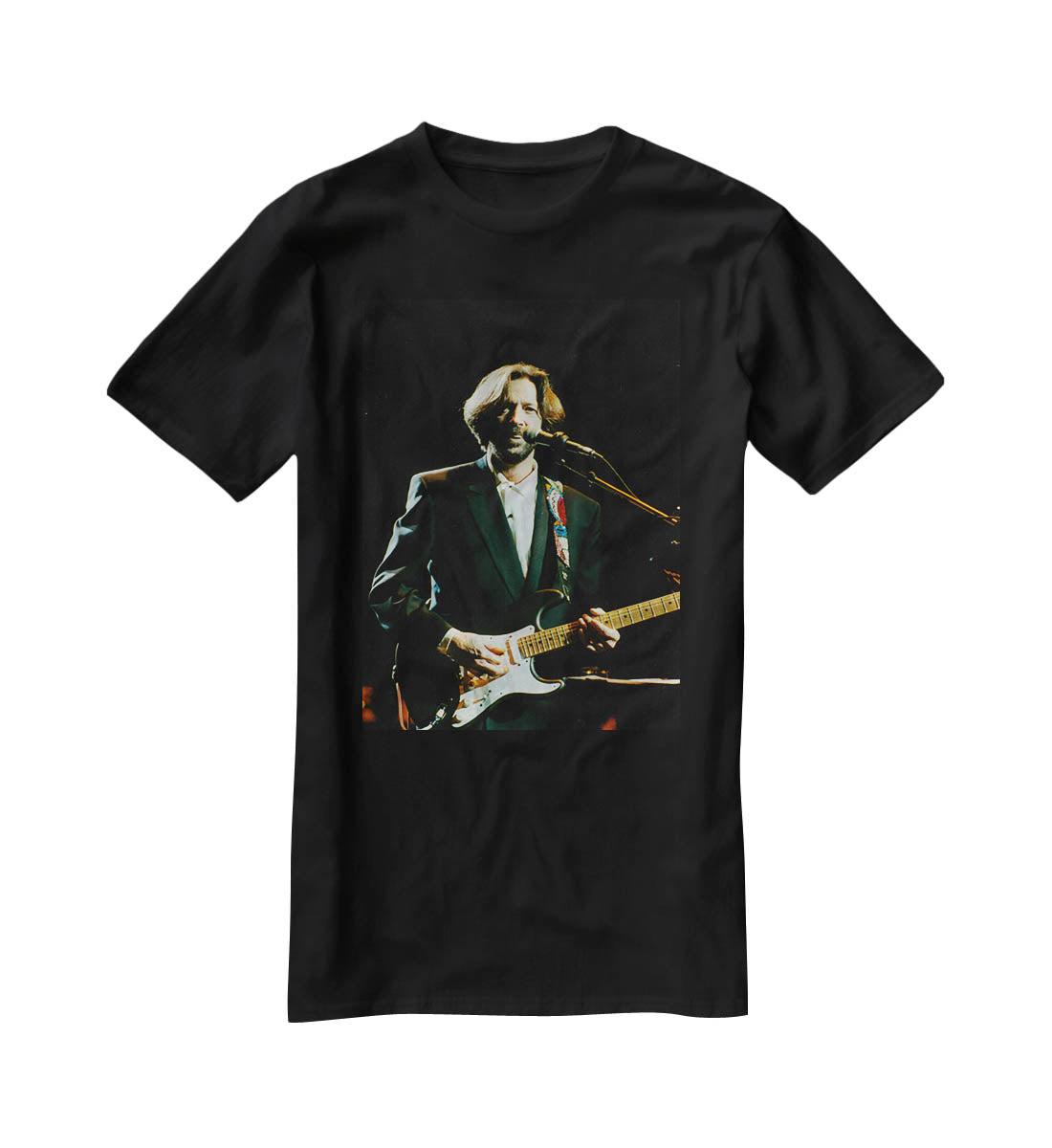 Eric Clapton on stage T-Shirt - Canvas Art Rocks - 1