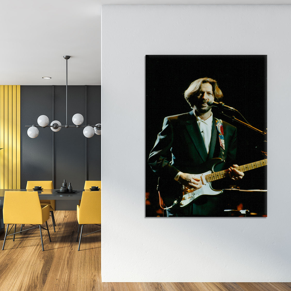 Eric Clapton on stage Canvas Print or Poster - Canvas Art Rocks - 4