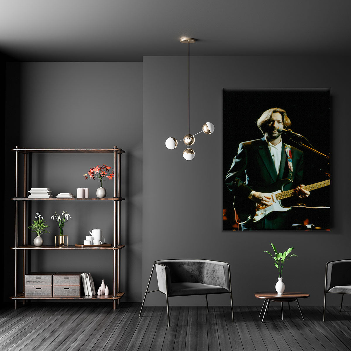 Eric Clapton on stage Canvas Print or Poster - Canvas Art Rocks - 5