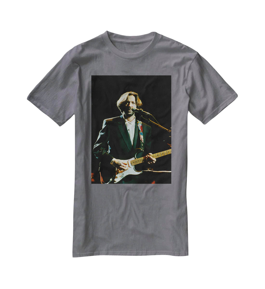 Eric Clapton on stage T-Shirt - Canvas Art Rocks - 3