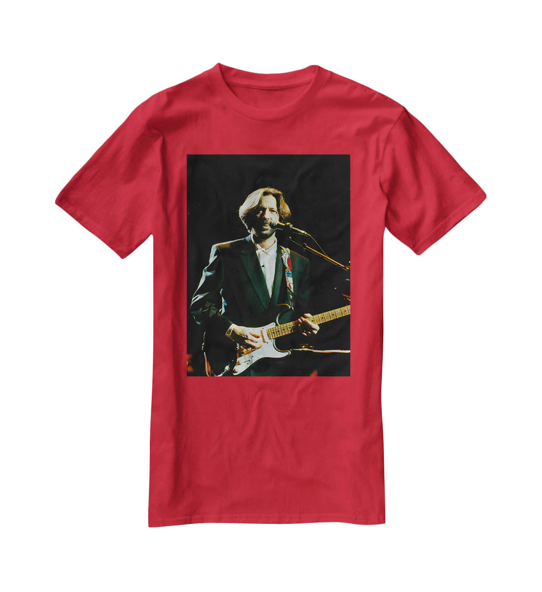 Eric Clapton on stage T-Shirt - Canvas Art Rocks - 4