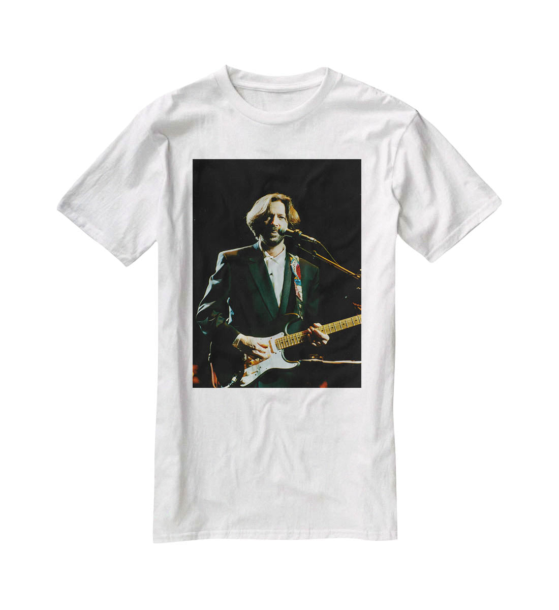Eric Clapton on stage T-Shirt - Canvas Art Rocks - 5