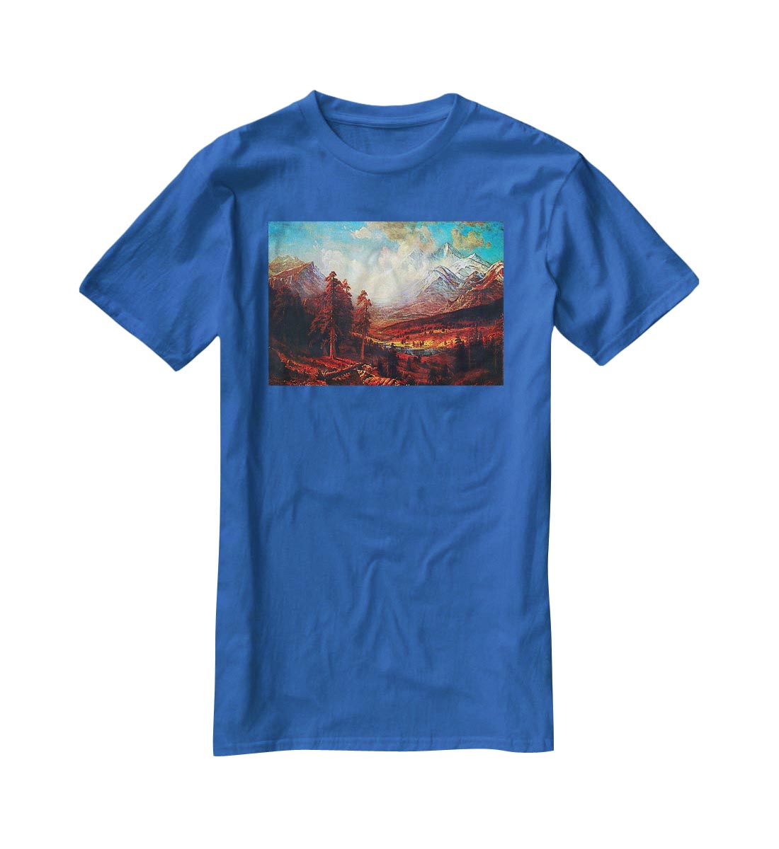 Estes Park by Bierstadt T-Shirt - Canvas Art Rocks - 2