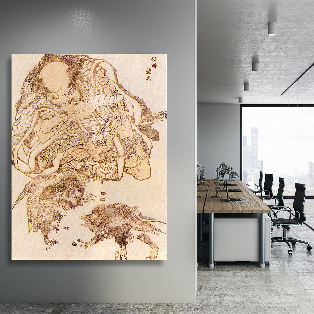 Exodus by Hokusai Canvas Print or Poster - Canvas Art Rocks - 3