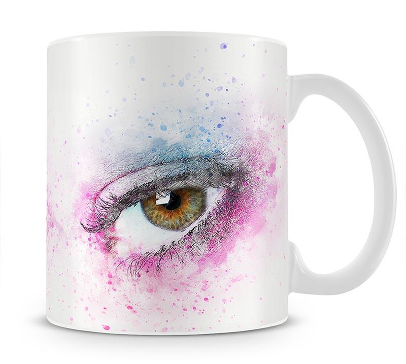 Eye Painting Mug - Canvas Art Rocks - 1