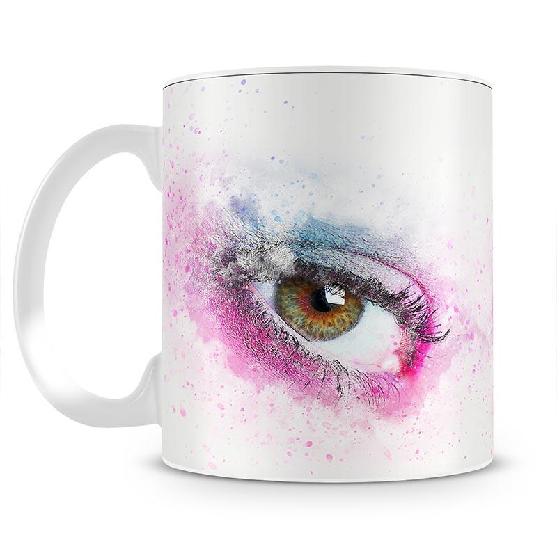 Eye Painting Mug - Canvas Art Rocks - 2
