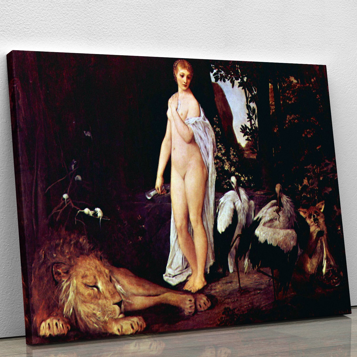 Fable by Klimt Canvas Print or Poster - Canvas Art Rocks - 1