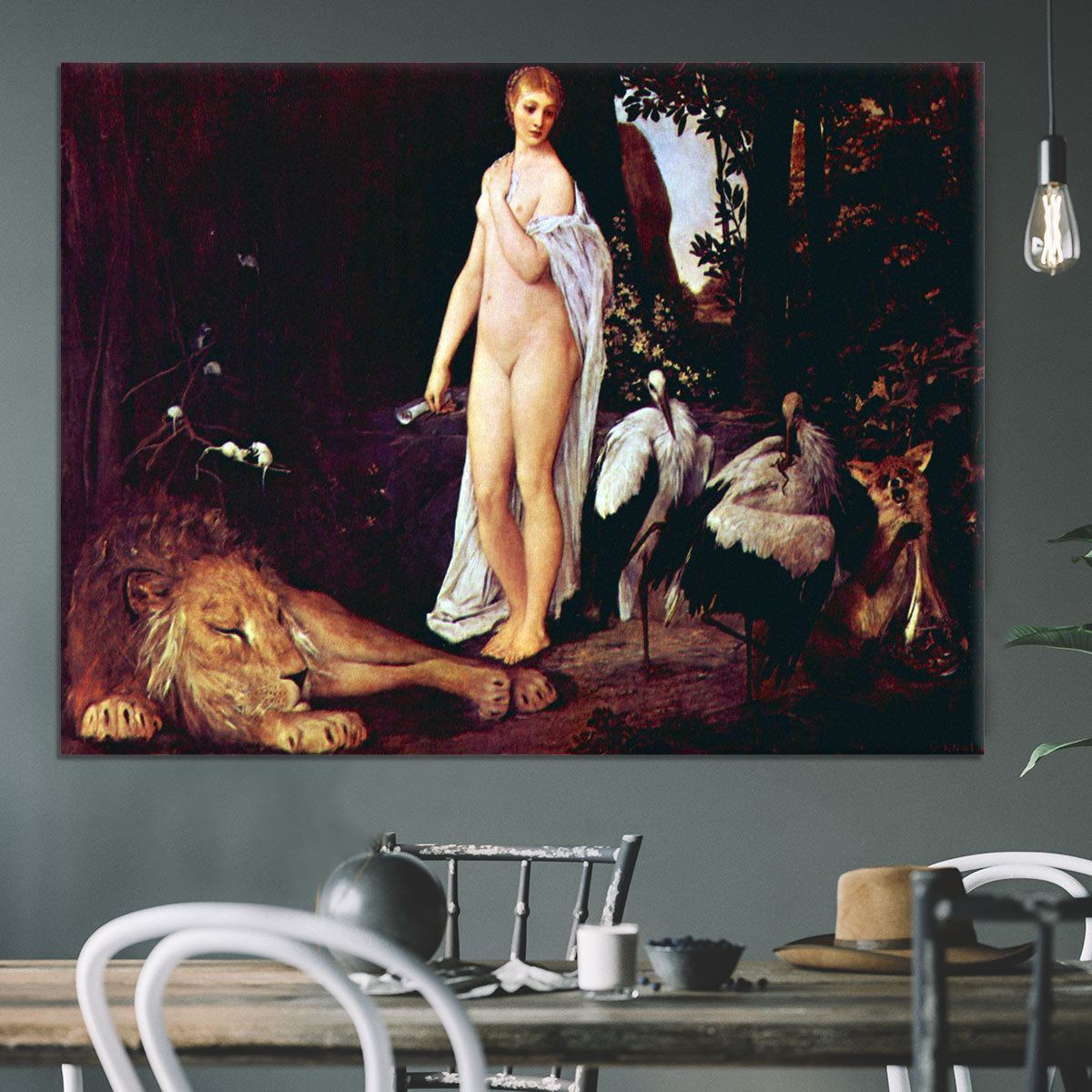 Fable by Klimt Canvas Print or Poster - Canvas Art Rocks - 3