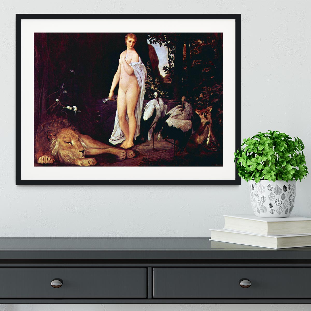 Fable by Klimt Framed Print - Canvas Art Rocks - 1