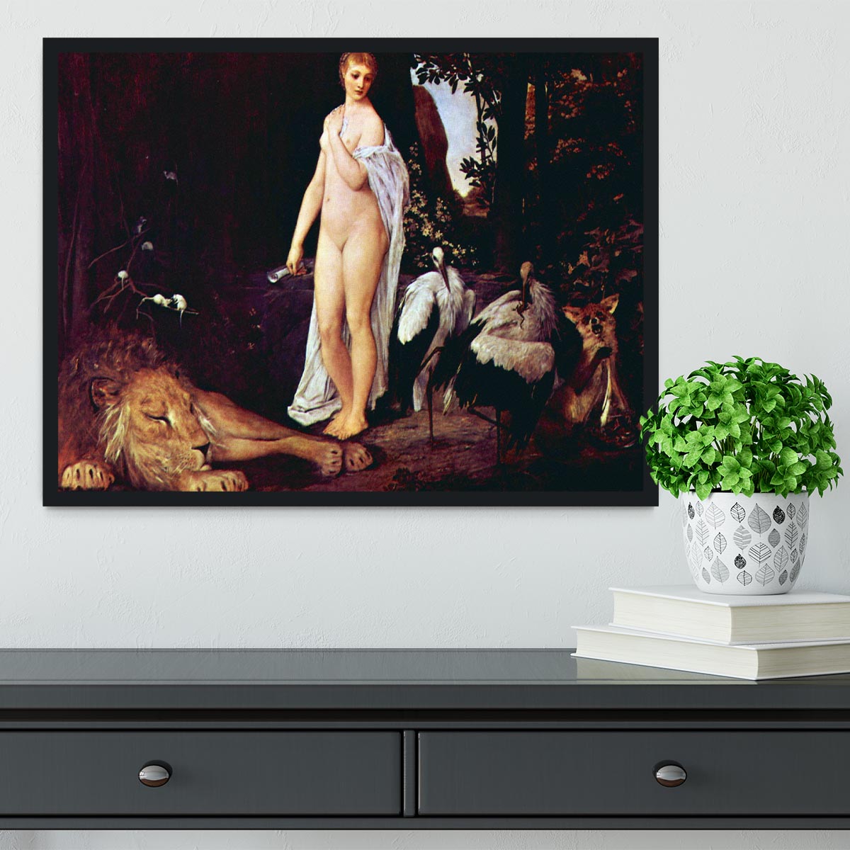 Fable by Klimt Framed Print - Canvas Art Rocks - 2