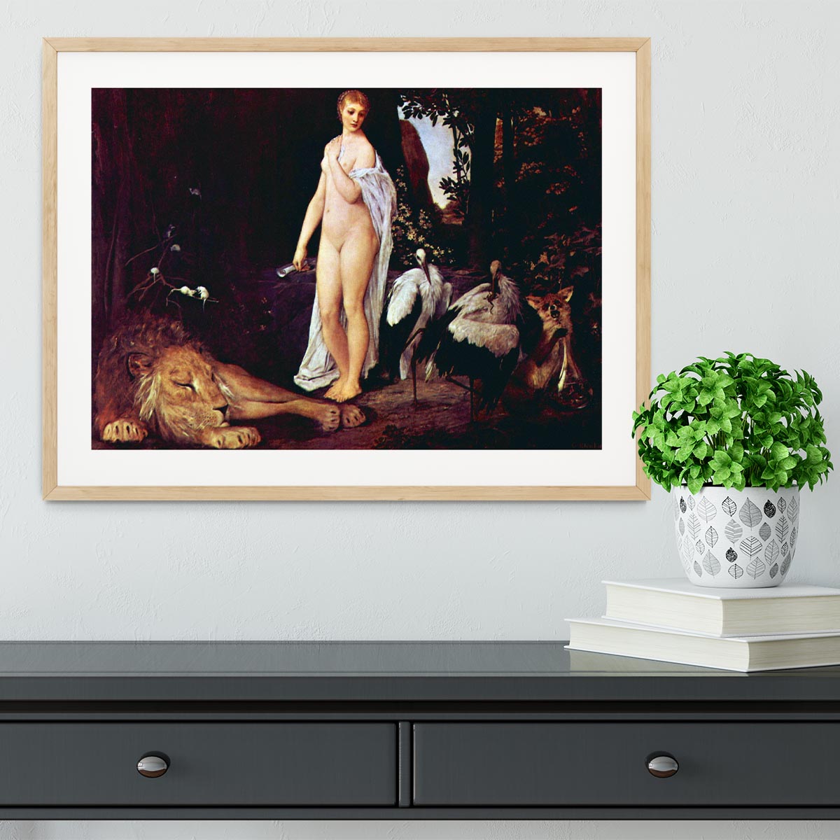 Fable by Klimt Framed Print - Canvas Art Rocks - 3