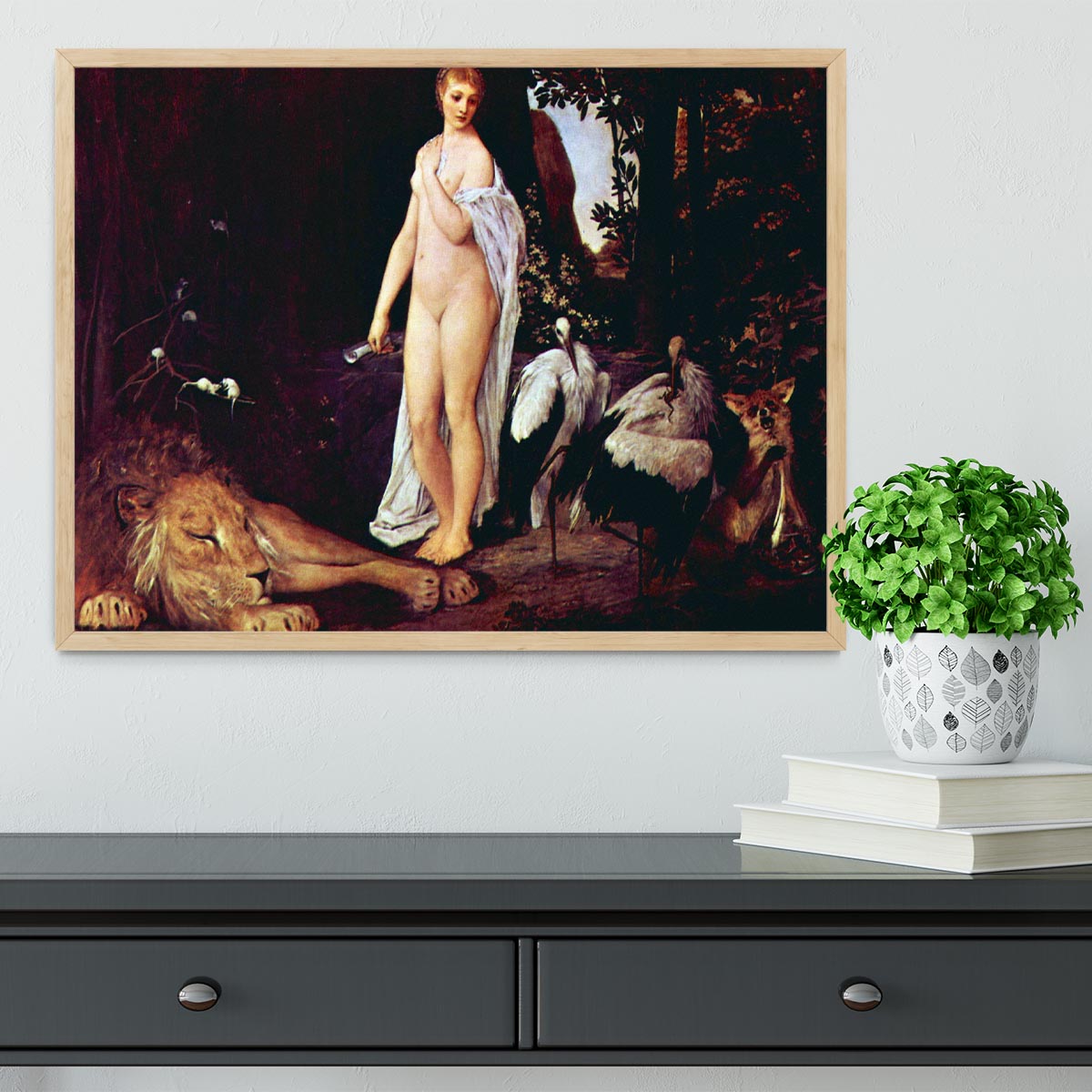 Fable by Klimt Framed Print - Canvas Art Rocks - 4