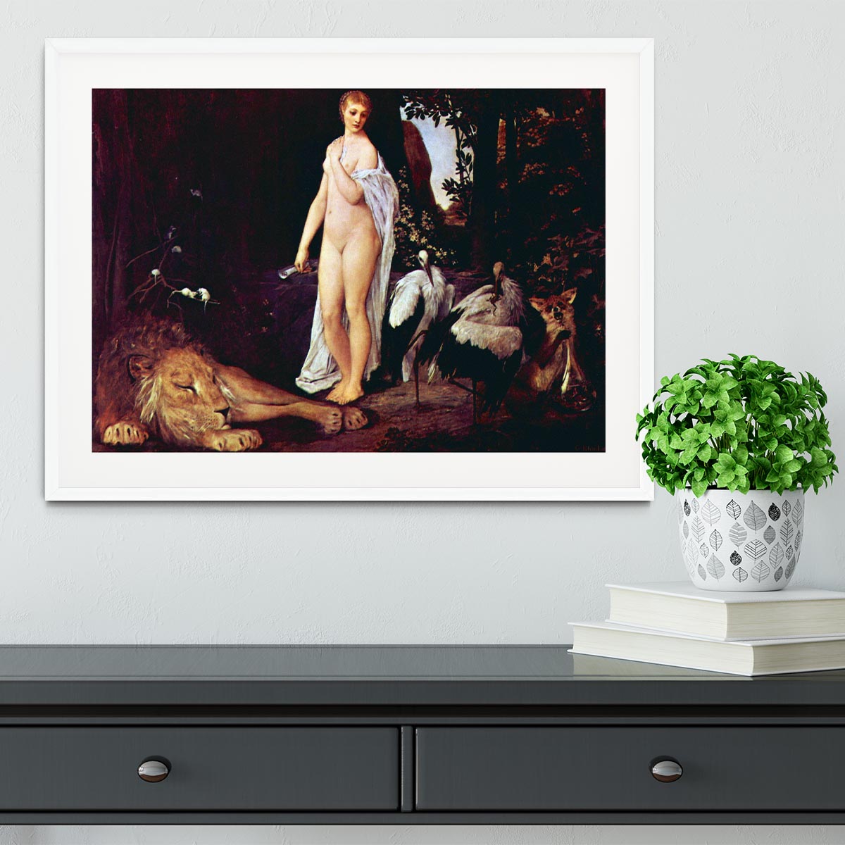 Fable by Klimt Framed Print - Canvas Art Rocks - 5