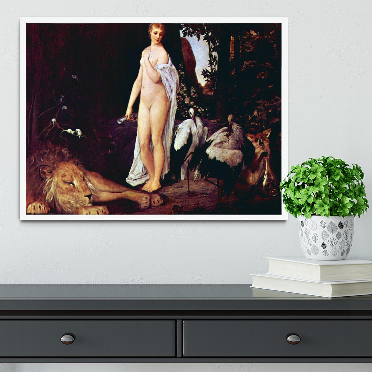 Fable by Klimt Framed Print - Canvas Art Rocks -6