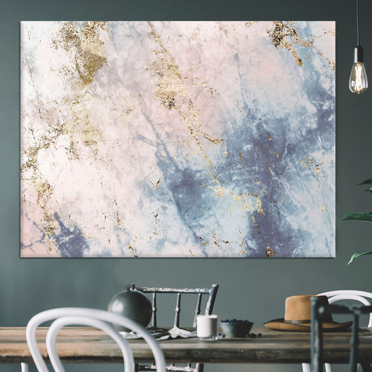 Faded Marble Canvas Print or Poster - Canvas Art Rocks - 3