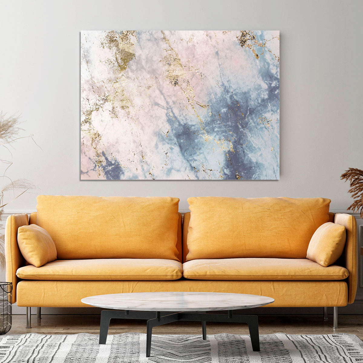 Faded Marble Canvas Print or Poster - Canvas Art Rocks - 4