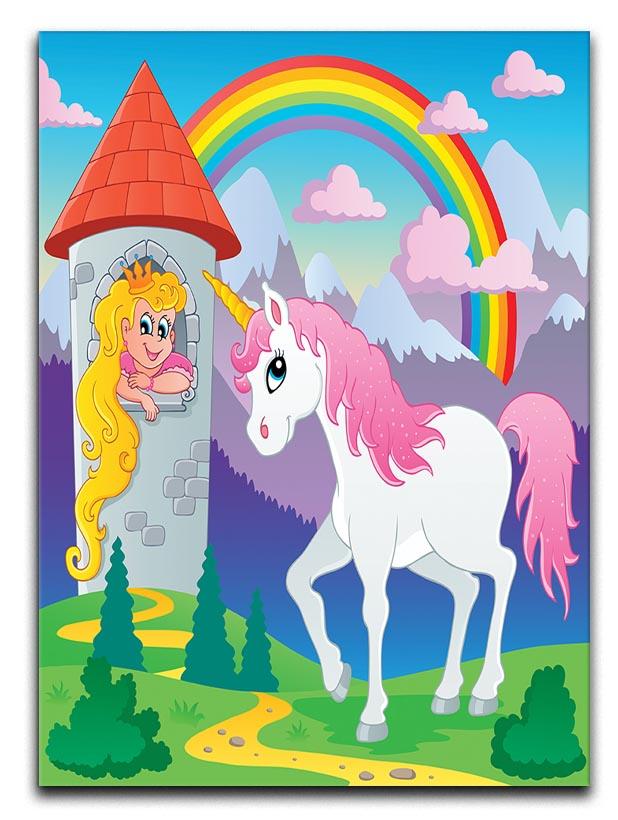 Fairy tale unicorn Canvas Print or Poster  - Canvas Art Rocks - 1