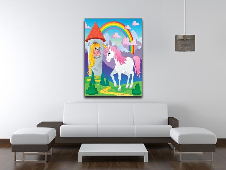 Fairy tale unicorn Canvas Print or Poster - Canvas Art Rocks - 4