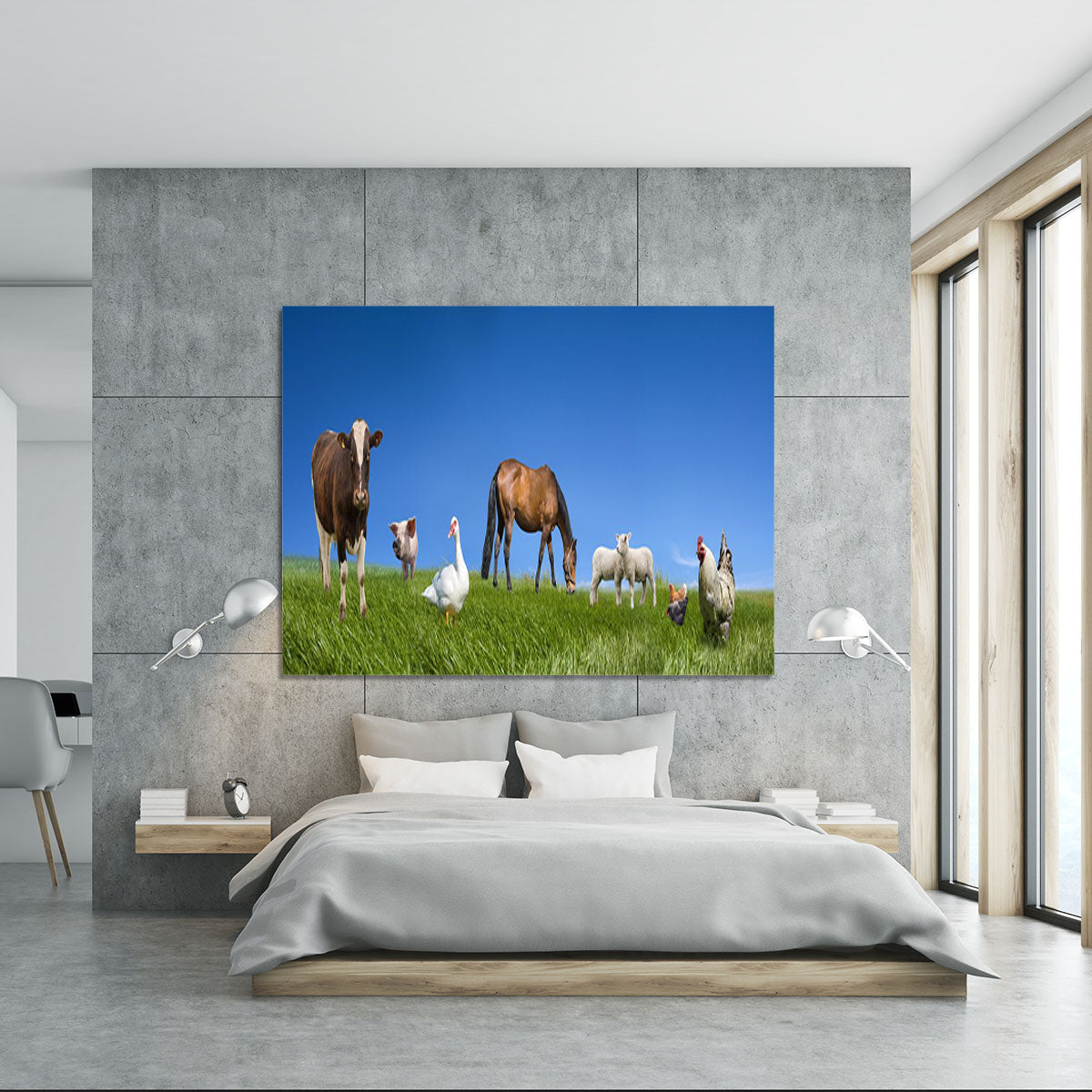 Farm animals collection Canvas Print or Poster - Canvas Art Rocks - 5