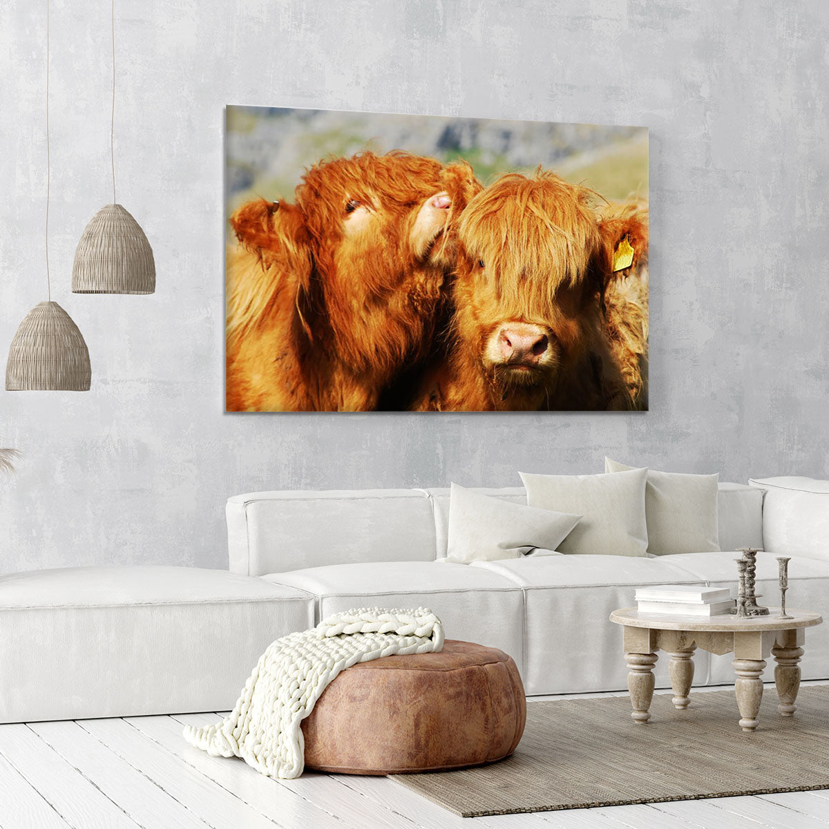 Farm cows Canvas Print or Poster - Canvas Art Rocks - 6