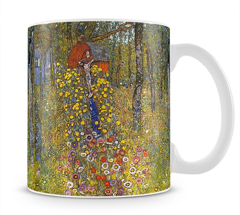 Farmers garden with crucifix by Klimt Mug - Canvas Art Rocks - 1