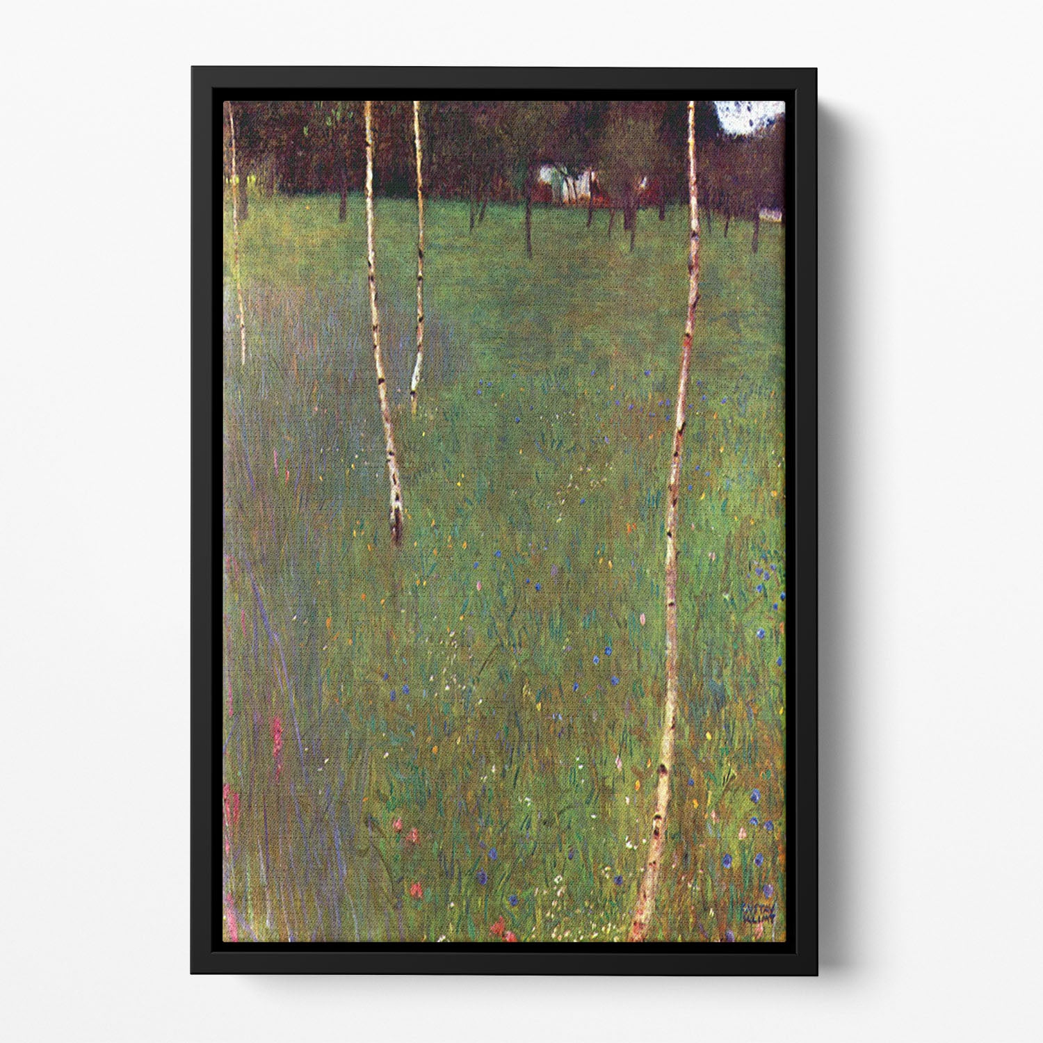 Farmhouse by Klimt Floating Framed Canvas