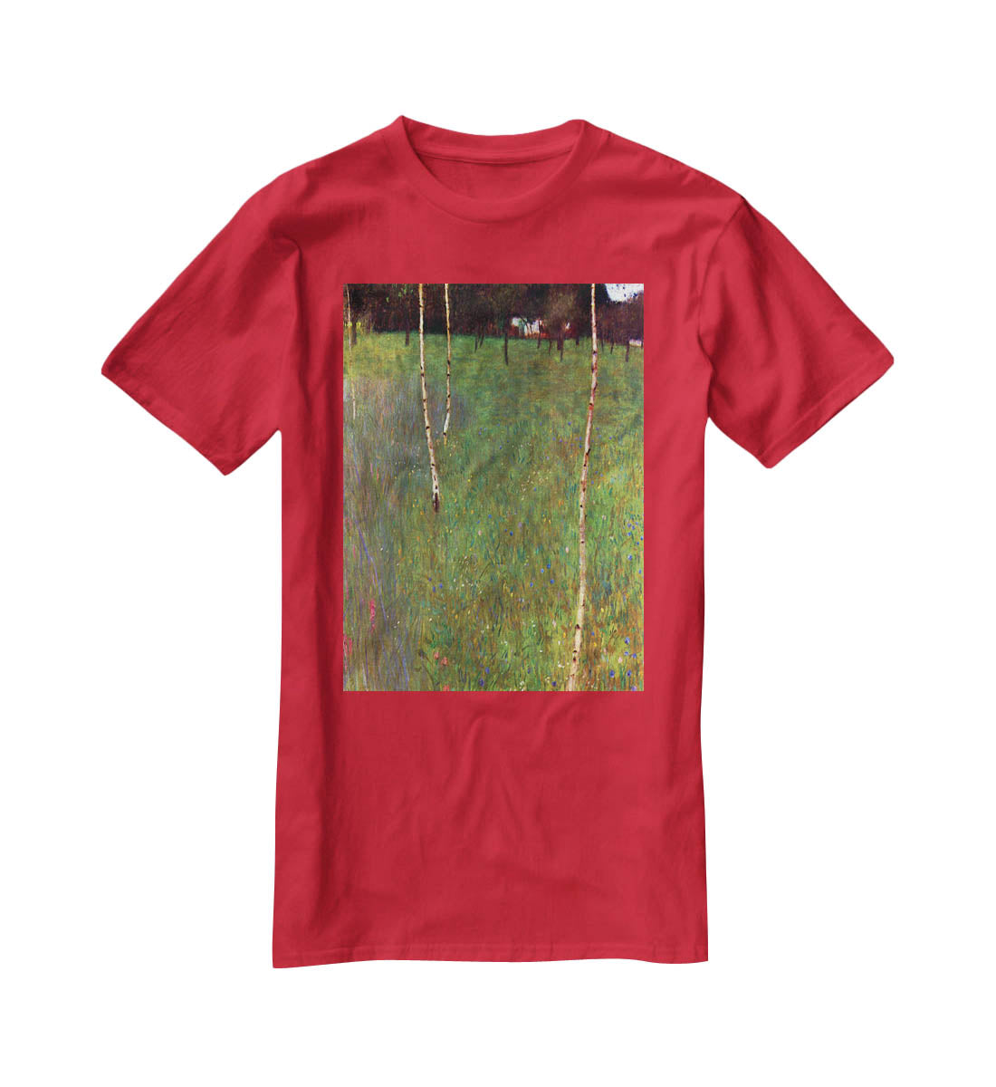 Farmhouse by Klimt T-Shirt - Canvas Art Rocks - 4