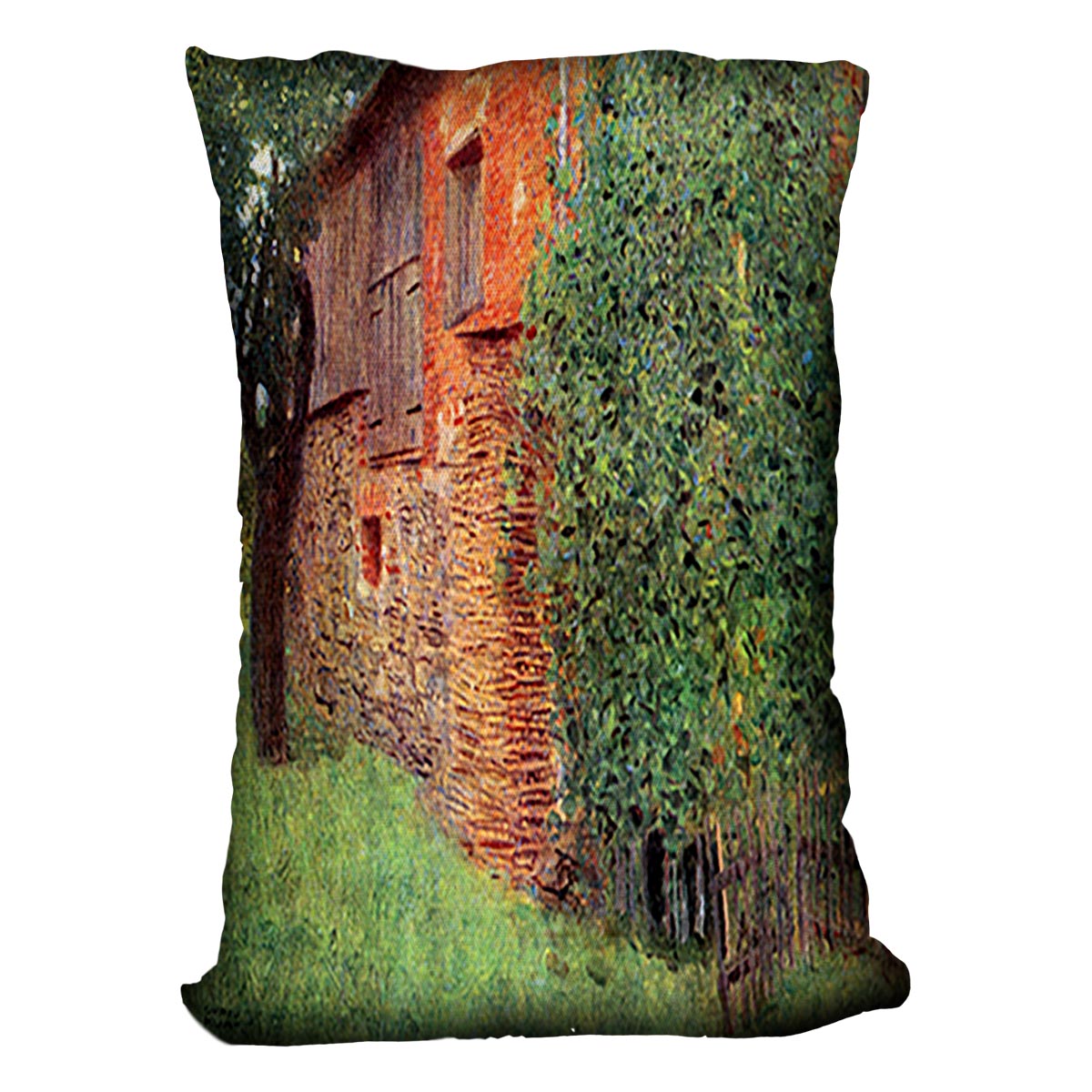 Farmhouse in Chamber in Attersee by Klimt Cushion