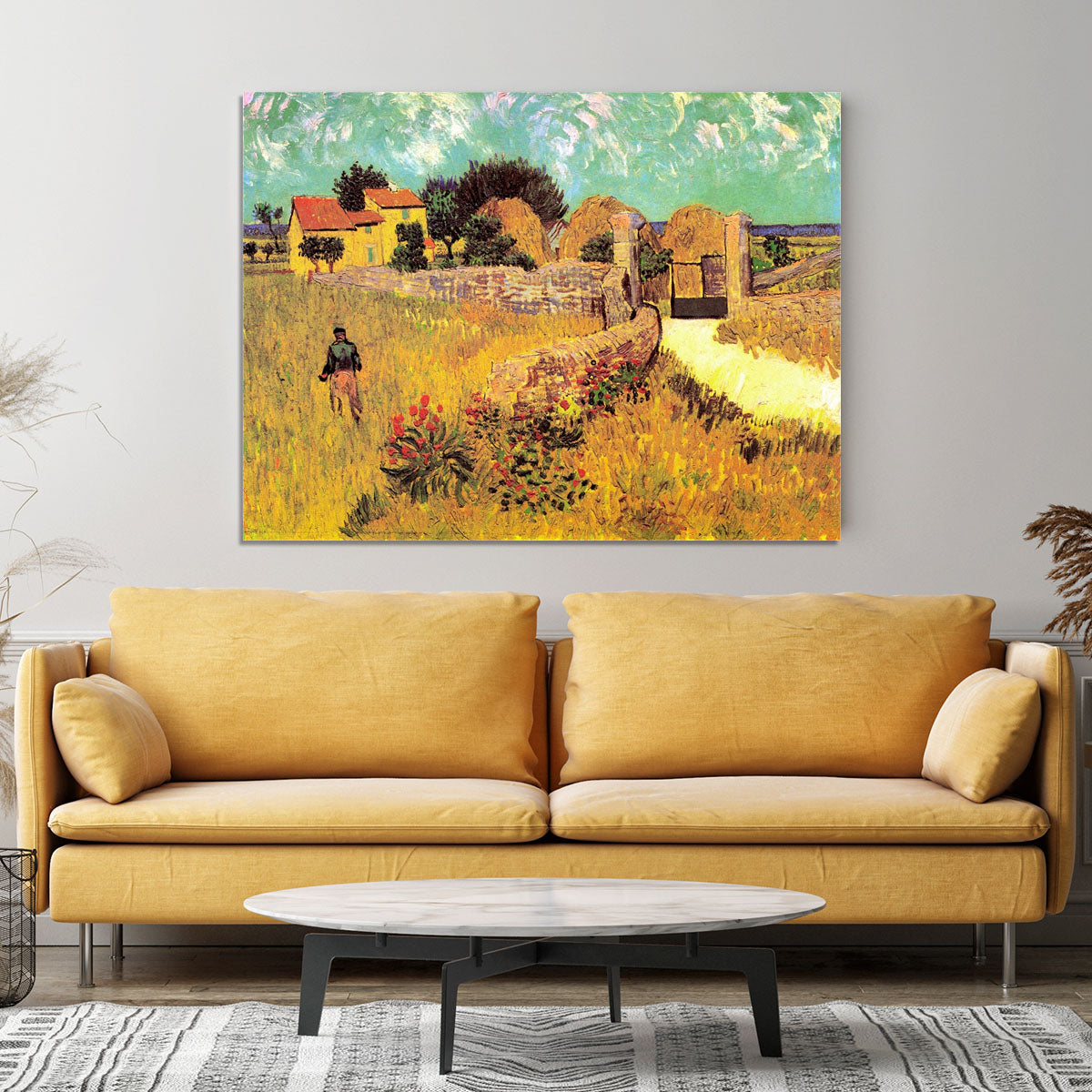 Farmhouse in Provence by Van Gogh Canvas Print or Poster - Canvas Art Rocks - 4