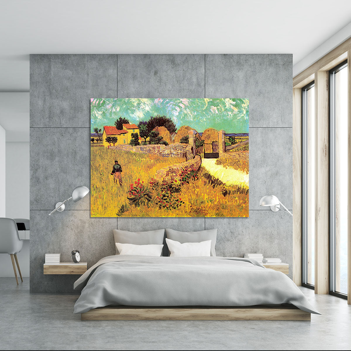 Farmhouse in Provence by Van Gogh Canvas Print or Poster - Canvas Art Rocks - 5