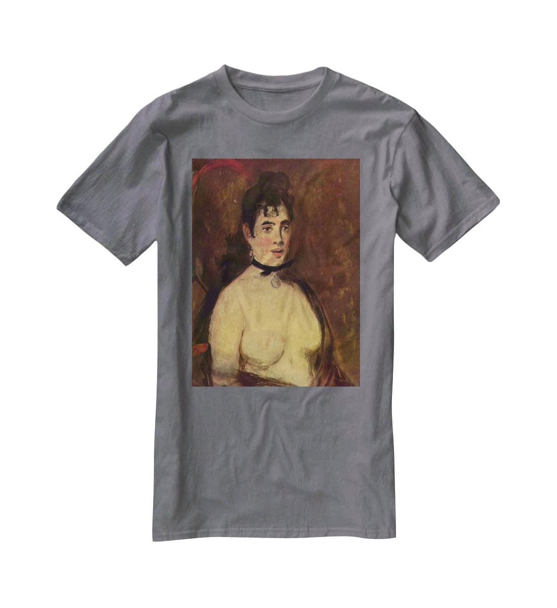 Female act by Manet T-Shirt - Canvas Art Rocks - 3
