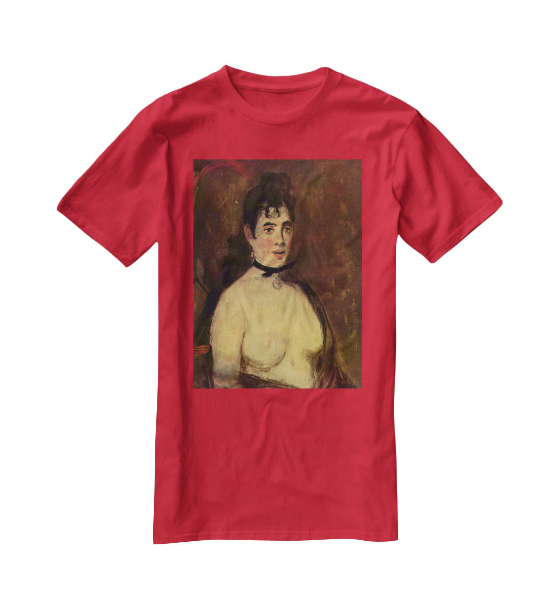 Female act by Manet T-Shirt - Canvas Art Rocks - 4